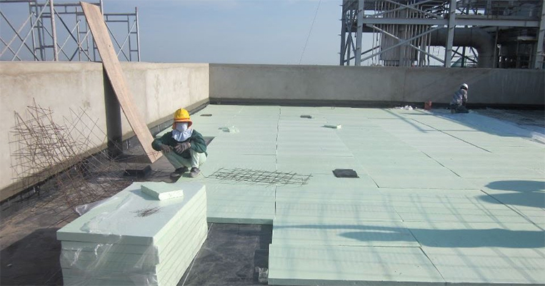 Thi công tấm xốp cách nhiệt XPS